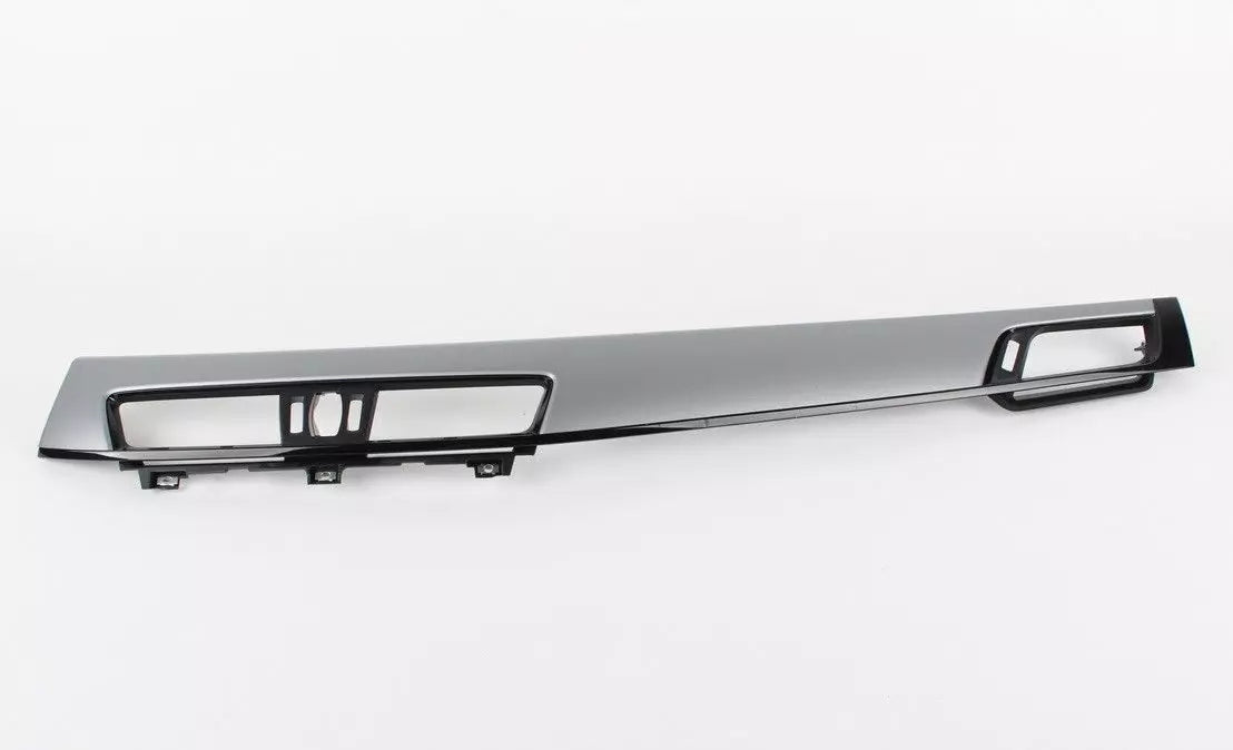 NEW BMW X1 F48 GLOSSY BLACK SILVER FRONT TRIM PANEL LHD 51459347739 ORIGINAL