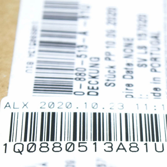 NEW VW EOS OVERROLL PROTECTION ROLL BAR LEFT COVER 1Q0880513A81U ORIGINAL