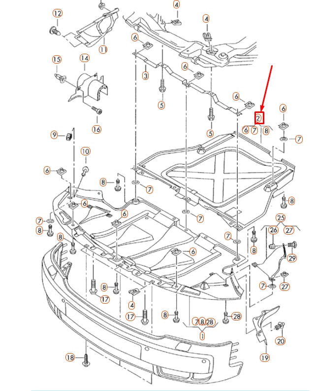 NEW AUDI A6 C6 BELLY PAN REAR NOISE INSULATION 4F0863822A ORIGINAL