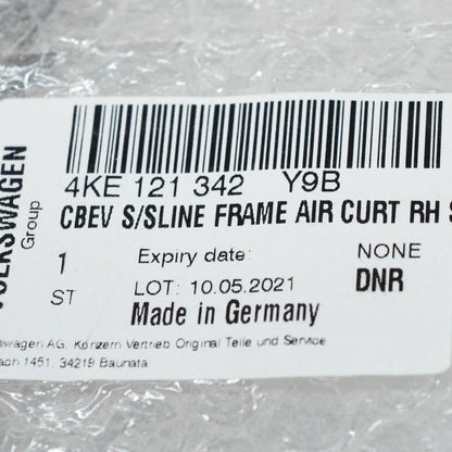 NEW AUDI E-TRON SPORTBACK FRONT RIGHT BUMPER TRIM COVER 4KE121342Y9B