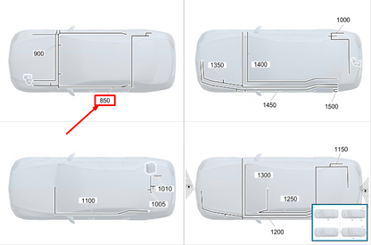 new mercedes-benz s w223 esp wiring harness rhd a2235405209 original