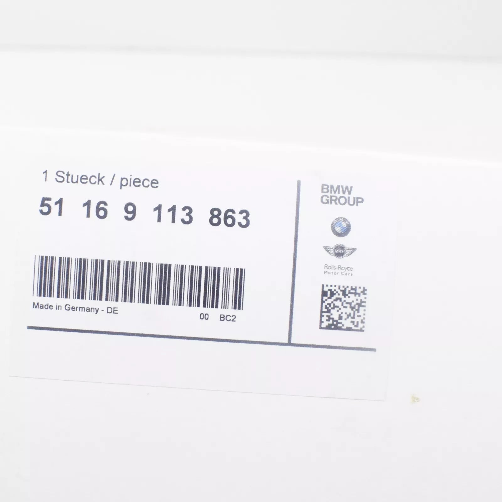 NEW BMW 7 F01 FRONT CENTER CONSOLE CUP HOLDER 51169113863 ORIGINAL