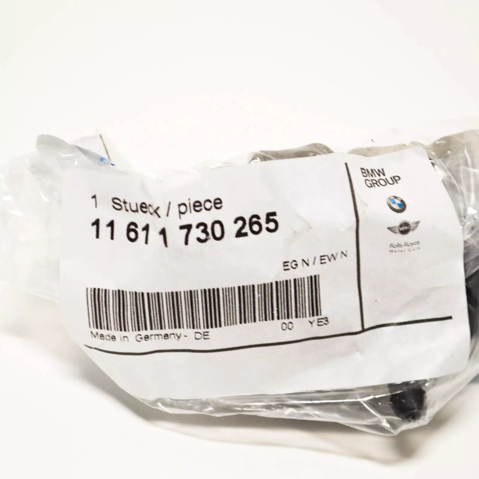 NEW BMW 3 E36 AIR HOSE CONNECTOR WITH O-RING 11611730265 1730265 ORIGINAL