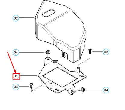NEW BMW M3 COUPE E46 LEFT XENON LIGHT CONTROL UNIT BRACKET 61127893034 ORIGINAL