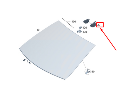 new mercedes-benz s w223 lens hood a2238270900 original