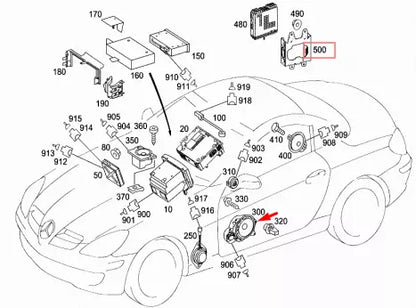 NEW MB MERCEDES-BENZ SLK R171 FRONT DOOR LEFT SPEAKER A1718200102 ORIGINAL
