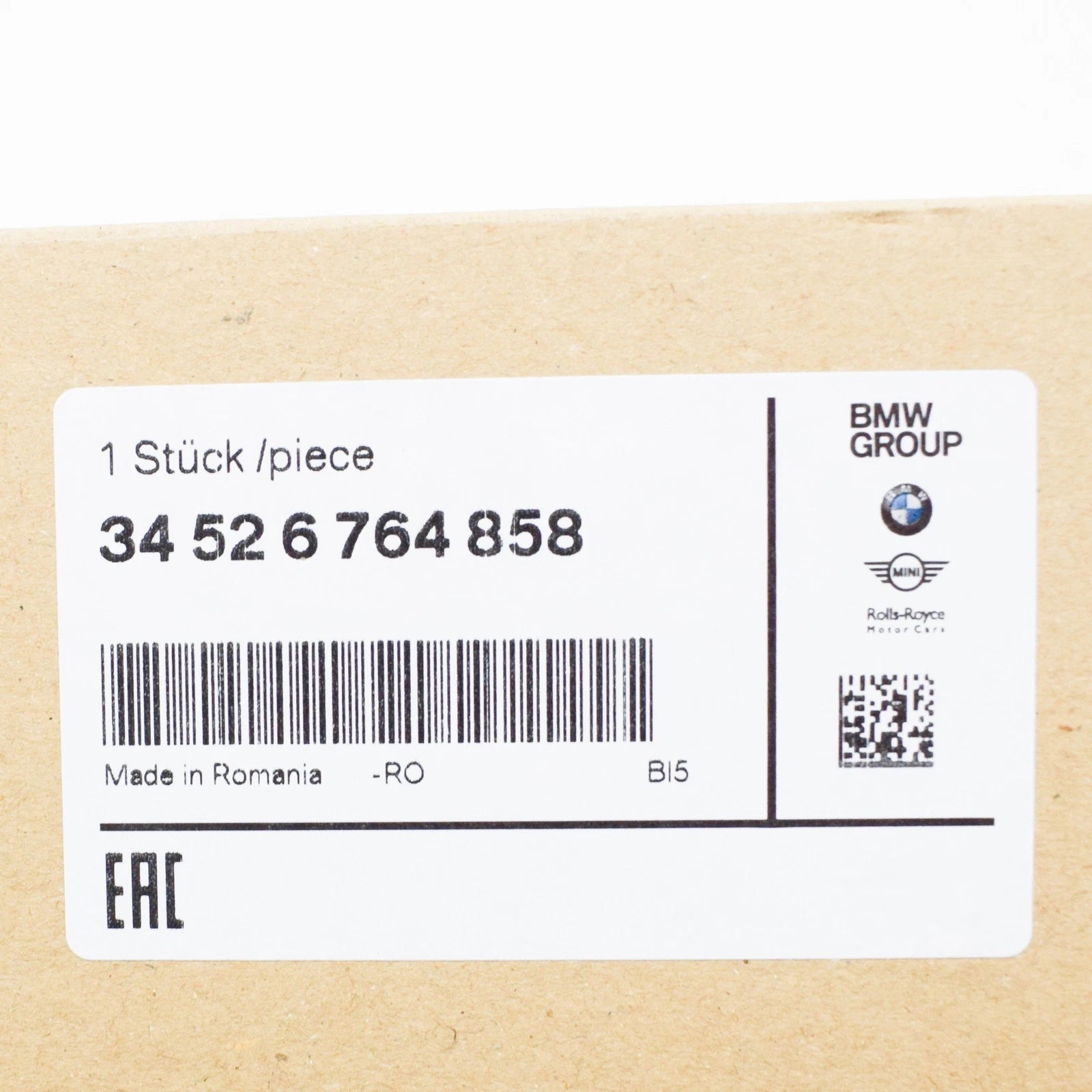 NEW BMW 3 E90 FRONT RIGHT WHEEL ABS SENSOR 34526764858 6764858 ORIGINAL