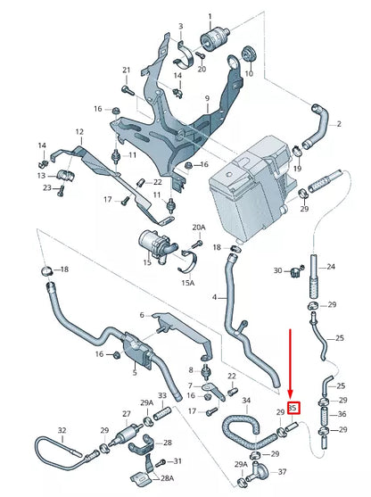 NEW AUDI Q7 4L FUEL PIPE 7L8261491