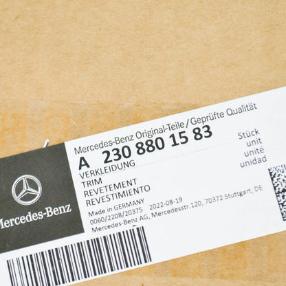 NEW MERCEDES-BENZ SL R230 RADIATOR GRILLE A2308801583 ORIGINAL