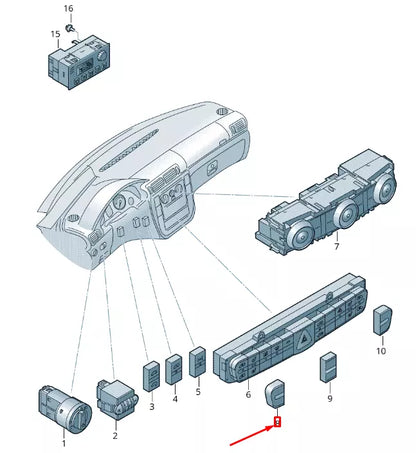 NEW VOLKSWAGEN CRAFTER 2F MK1 LEFT OUTER DUMMY COVER 2E0951293A