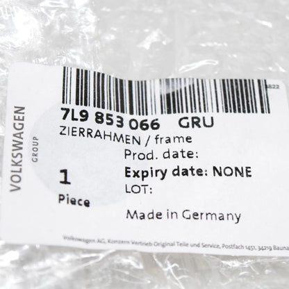 NEW VW TOUAREG 7L FRONT BUMPER LOWER SPOILER DECORATIVE 7L9853066 GRU ORIGINAL