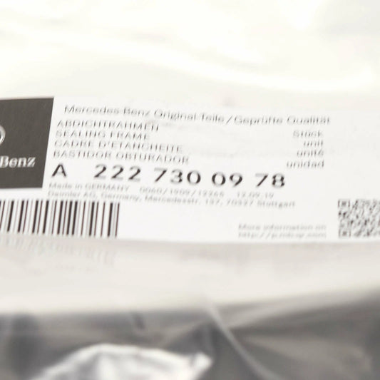 NEW MERCEDES-BENZ S-CLASS W222 REAR LEFT DOOR SEAL A2227300978 ORIGINAL