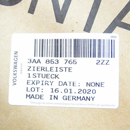 NEW VW PASSAT B7 R-LINE FRONT LOWER CENTRE GRILLE TRIM 3AA8537652ZZ