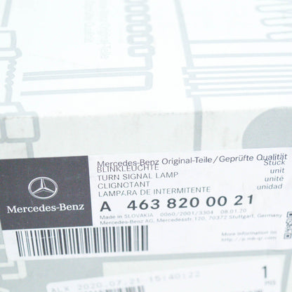 NEW MB G-CLASS W463 FRONT WING TURN SIGNAL LAMP A4638200021 ORIGINAL
