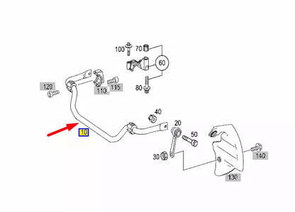 NEW MERCEDES-BENZ E W211 FRONT ANTI ROLL STABILIZER BAR A2113232865