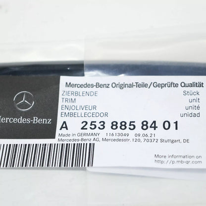 NEW MB GLC C253 FRONT BUMPER RIGHT LOWER GRILLE STRIP TRIM A2538858401 ORIGINAL