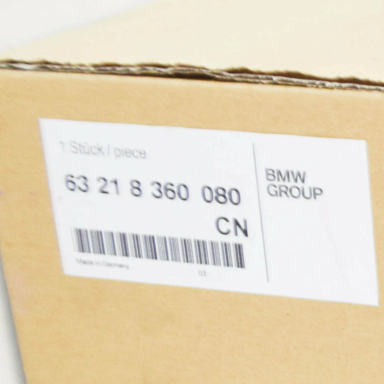 NEW BMW E38 SEDAN TAIL LIGHT RIGHT 8360080 63218360080 ORIGINAL