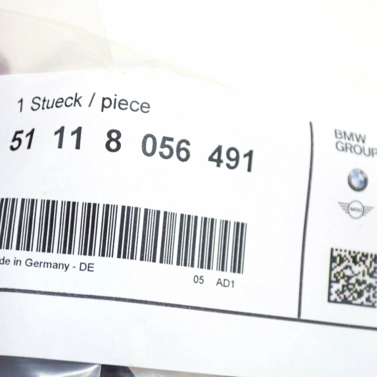 NEW BMW M2 M3 M4 RUBBER PROTECTION FOR DOOR CORNER FORM CURBS 51118056491