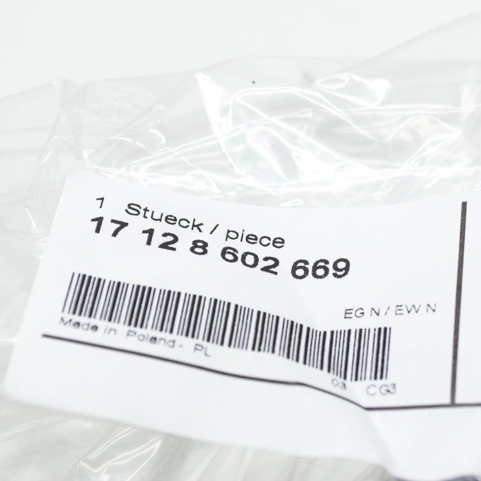 NEW BMW 5 G30 RIGHT WATER COOLANT RADIATOR HOSE 17128602669 ORIGINAL