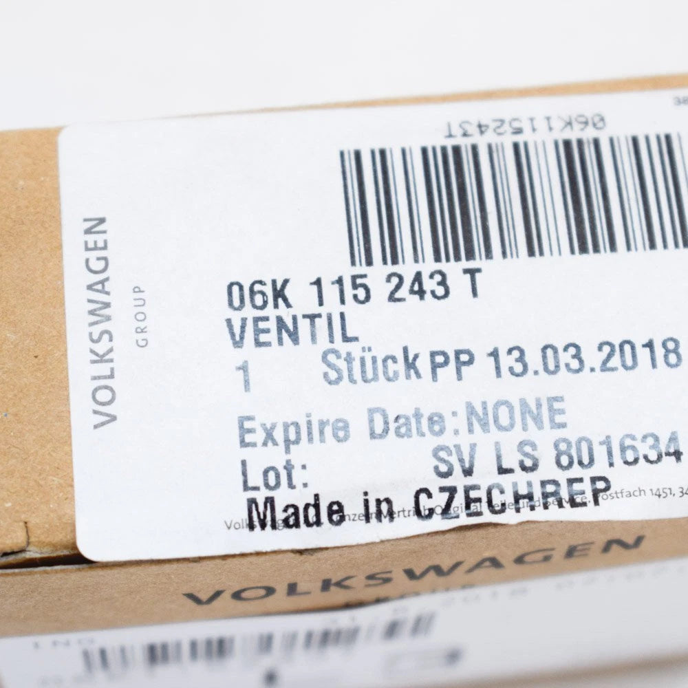 NEW VOLKSWAGEN GOLF MK7 ENGINE CONTROL VALVE 06K115243AB ORIGINAL