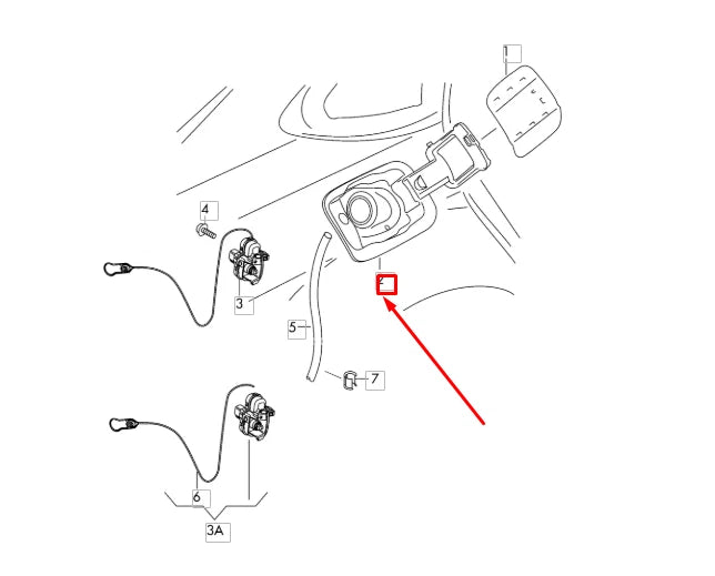 NEW AUDI A5 SPORTBACK 8W6 FUEL TANK FLAP INSERT 8W8809906