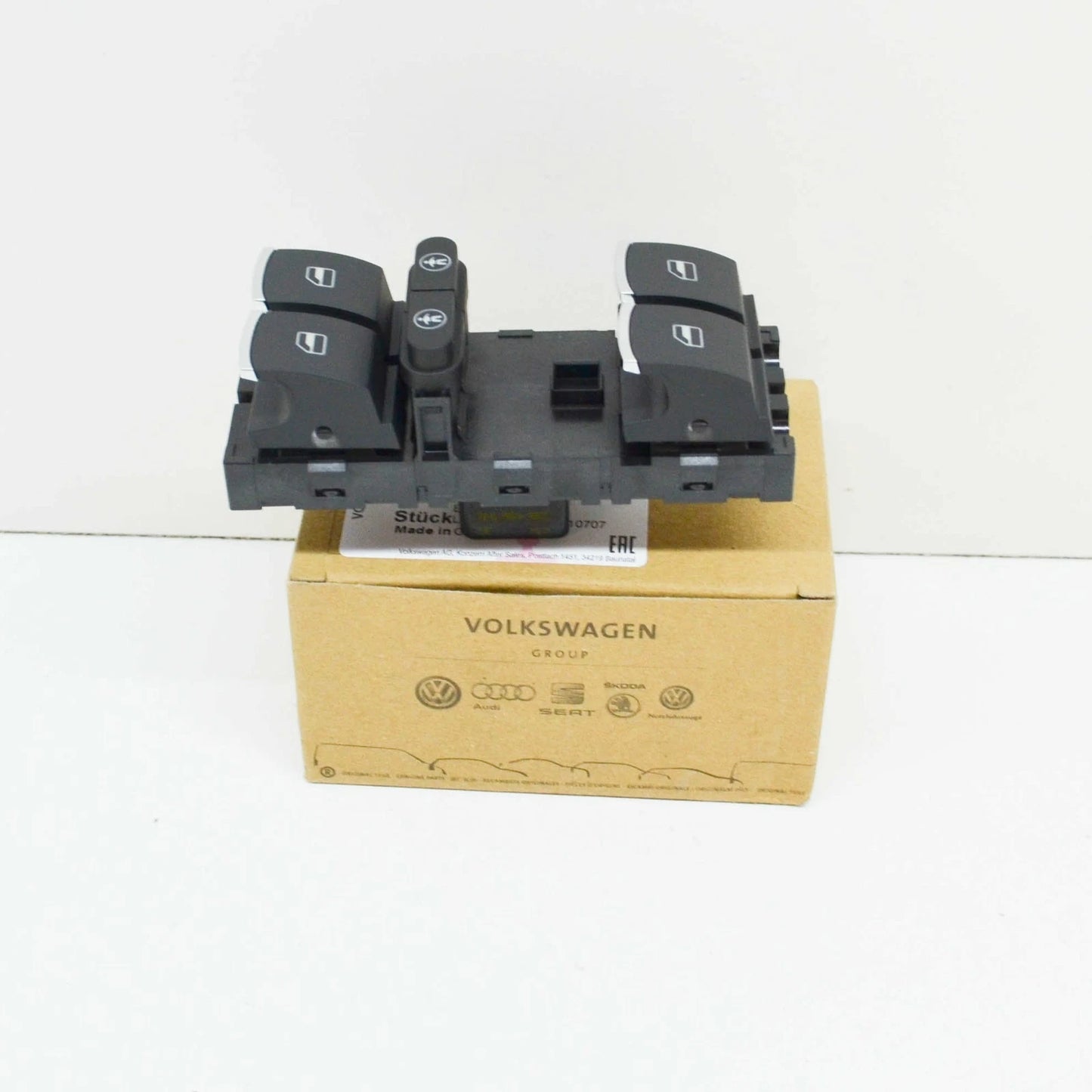 NEW VW TOURAN 1T MK1 FRONT LEFT DOOR WINDOW SWITCH LHD 7P6959857