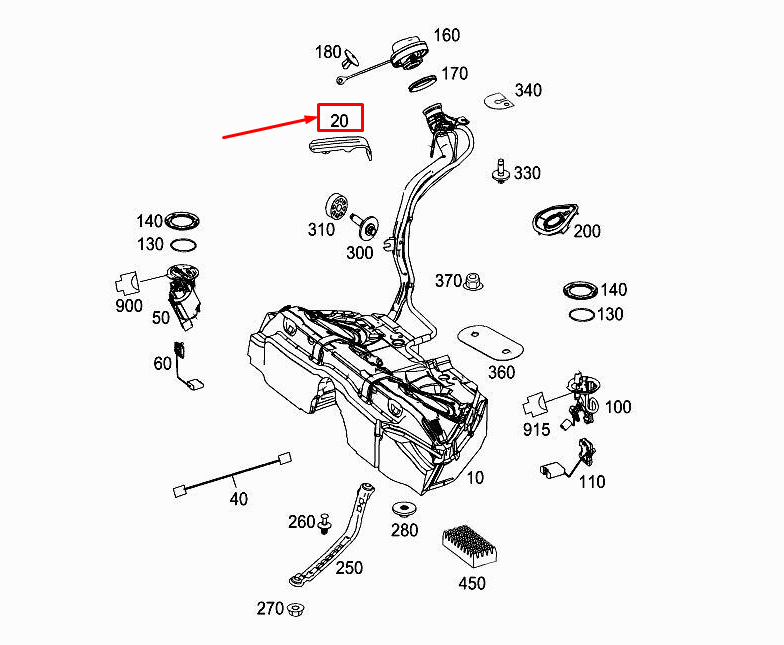 new mercedes-benz e w212 vent line bracket a2124750040 original