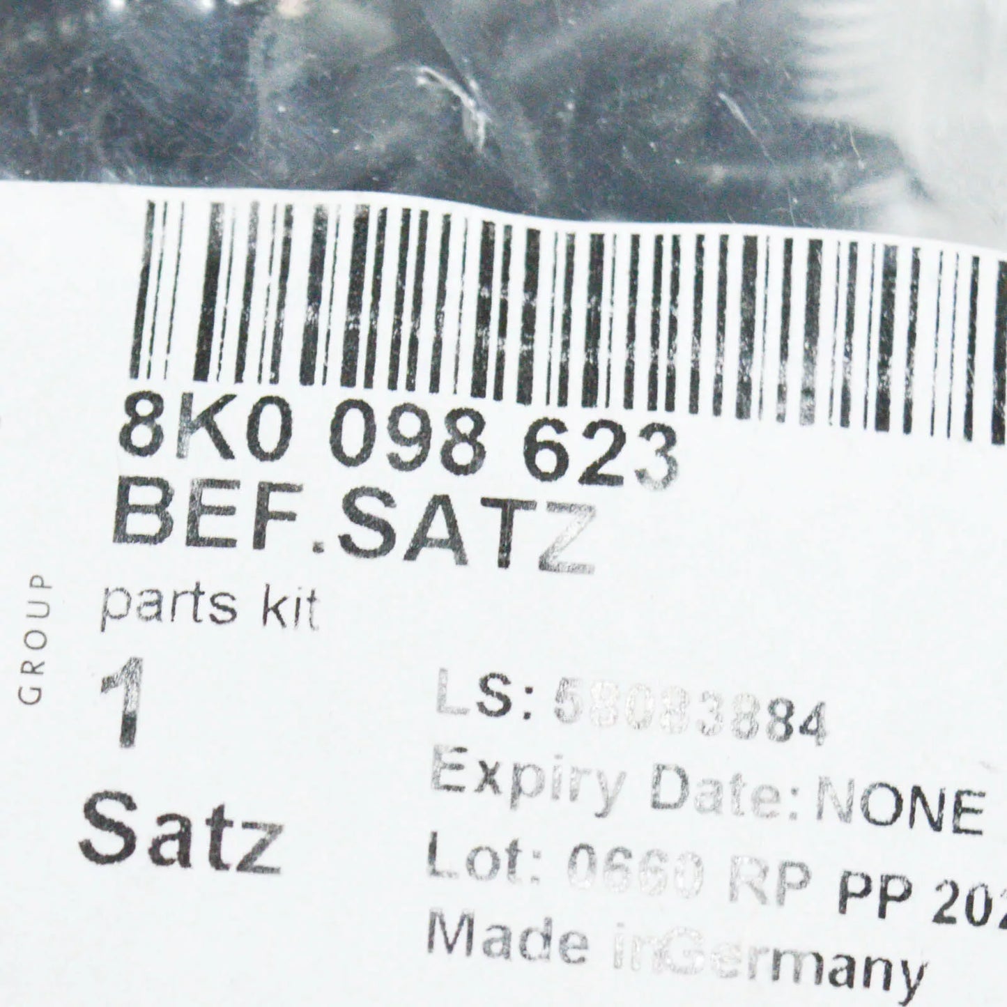 NEW AUDI A5/A4 B8 (2008-2017) BUMPER REPAIR KIT SET 8K0098623