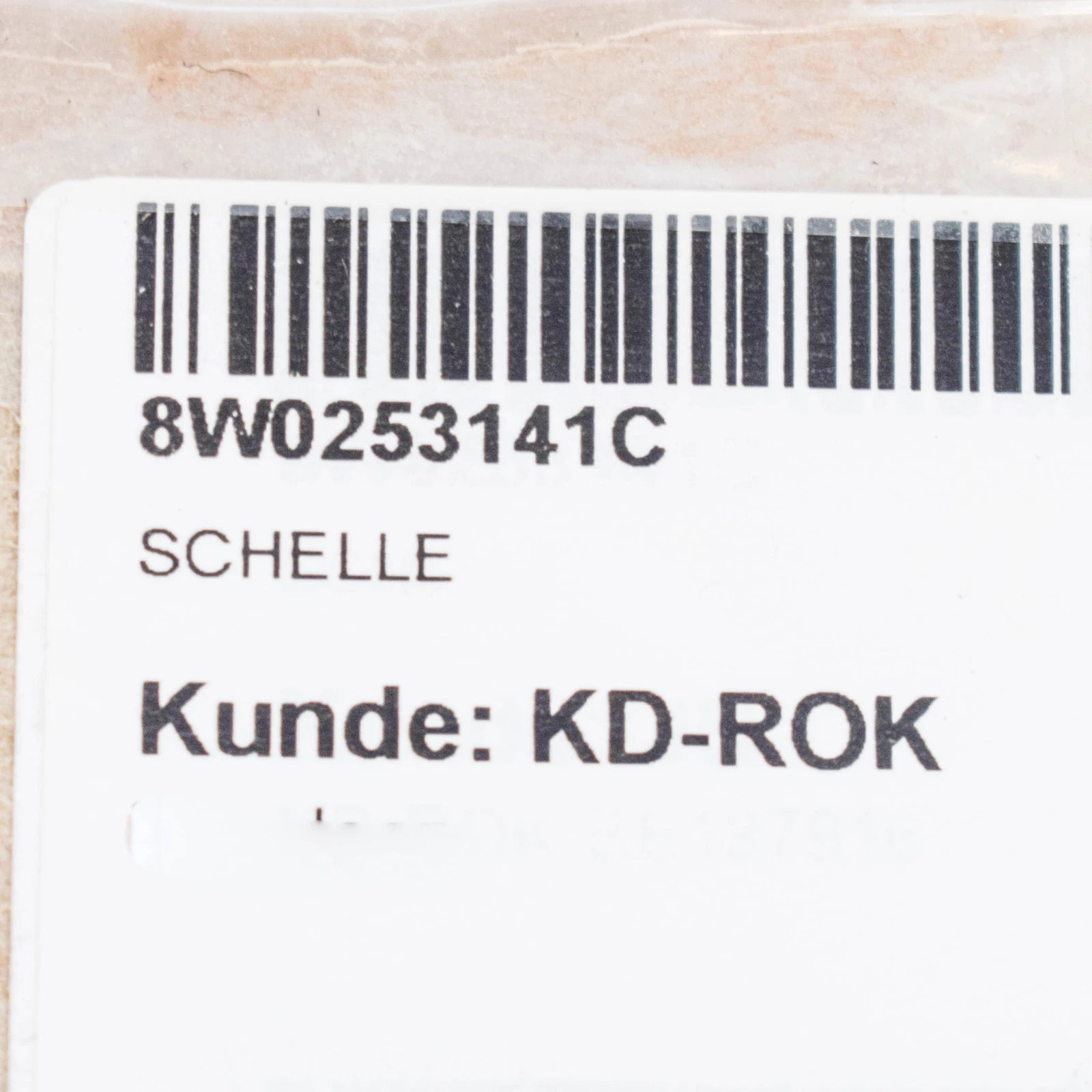 NEW AUDI A4 ALLROAD B9 EXHAUST DUAL CLIP HOLDER 8W0253141C 2017 ORIGINAL