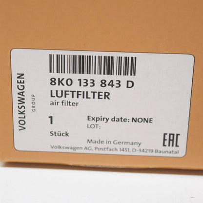 NEW AUDI Q5 8R AIR FILTER 8K0133843D ORIGINAL