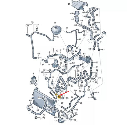 NEW VW TRANSPORTER VI T6 COOLANT REGULATOR 7E0121113B ORIGINAL