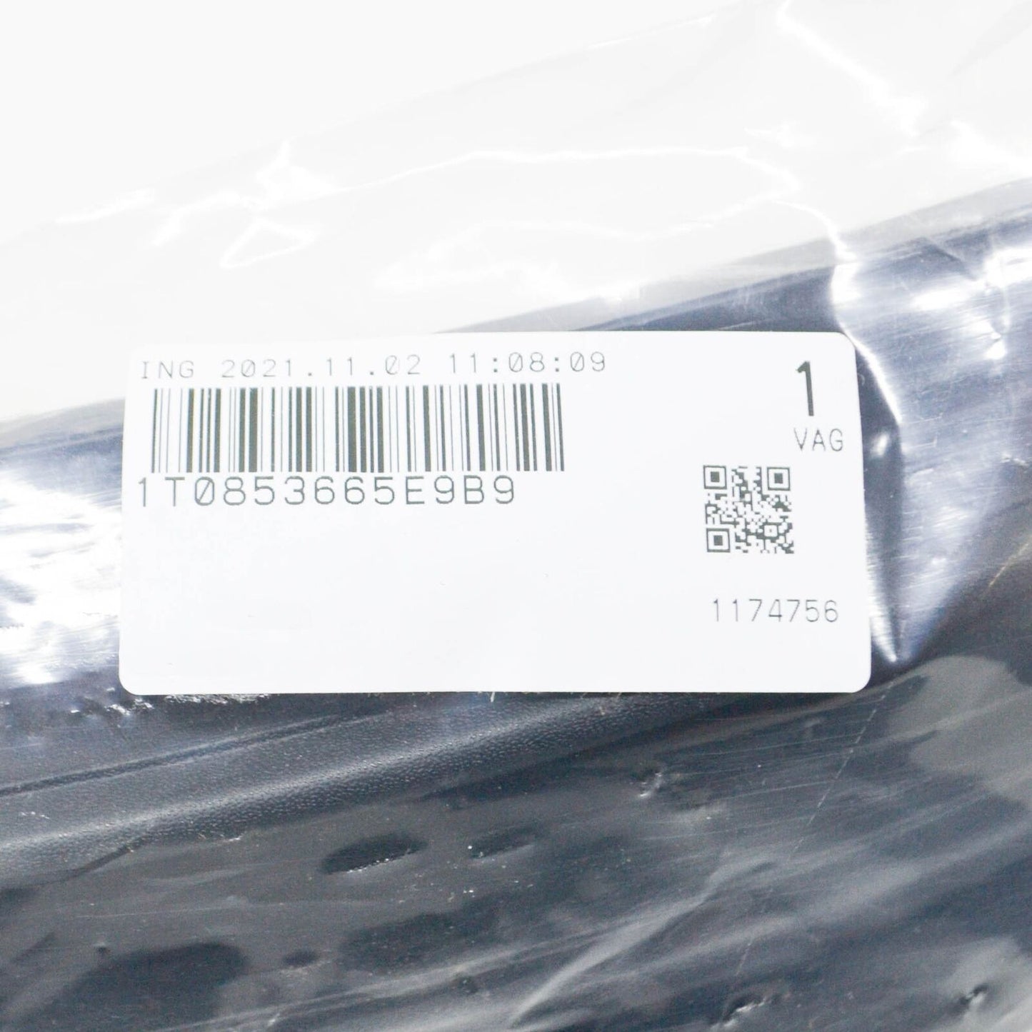 NEW VOLKSWAGEN TOURAN 1T FRONT BUMPER LEFT LOWER GRILLE 1T0853665E9B9 ORIGINAL