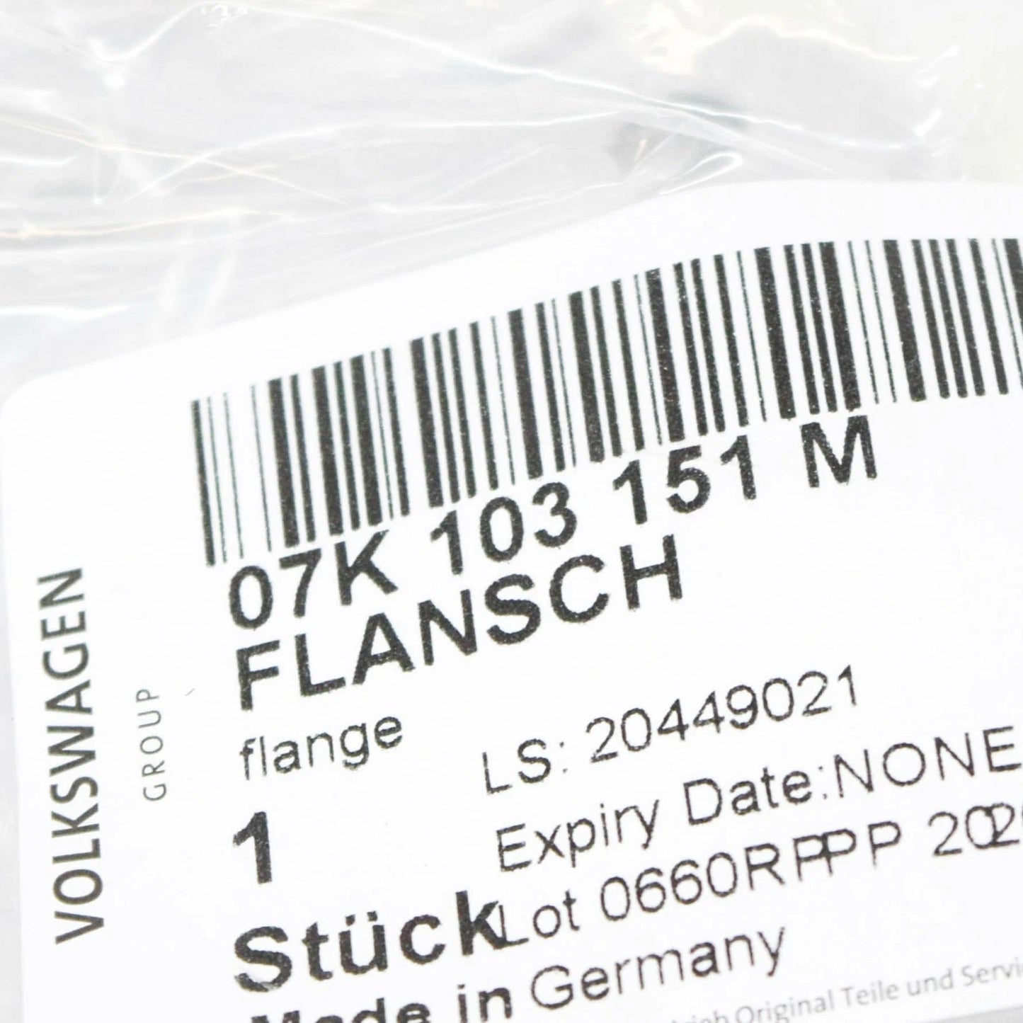 NEW AUDI TT FV 8S ENGINE CRANKSAFT SEAL GASKET 07K103151M ORIGINAL