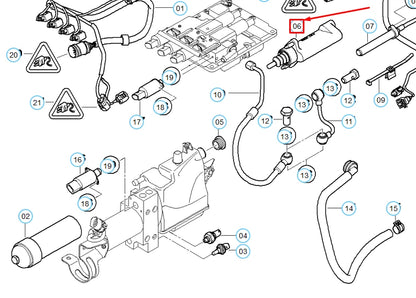 NEW BMW M5 E60 ENGINE SMG TRANSMITION SLAVE CYLINDER 23017838938 ORIGINAL