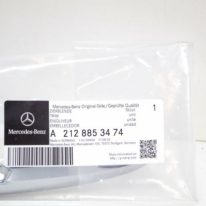 NEW MERCEDES-BENZ E W212 FRONT RIGHT UNDER GRILLE MOLDING A2128853474 ORIGINAL