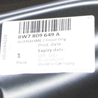 NEW AUDI A5 8W6 CABRIO REAR LEFT PANEL TAILLIGHT MOUNTING 8W7809649A ORIGINAL