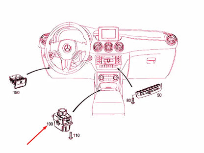 NEW MERCEDES-BENZ CLA C117 AUDIO/COMAND CONTROL UNIT A24690056159107 ORIGINAL