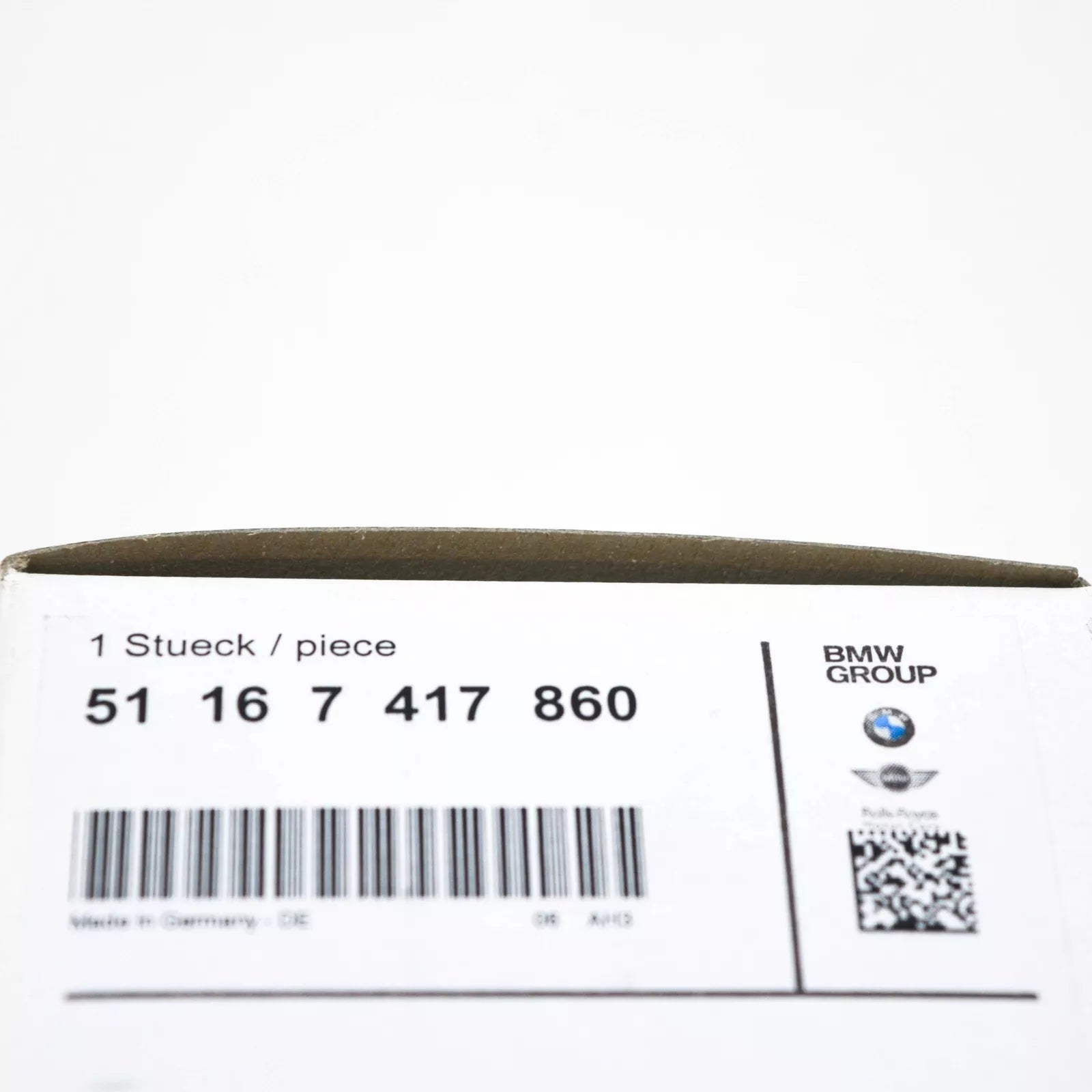 NEW BMW 7 G11 INTERIOR SUN VISOR BRACKET 51167417860 ORIGINAL