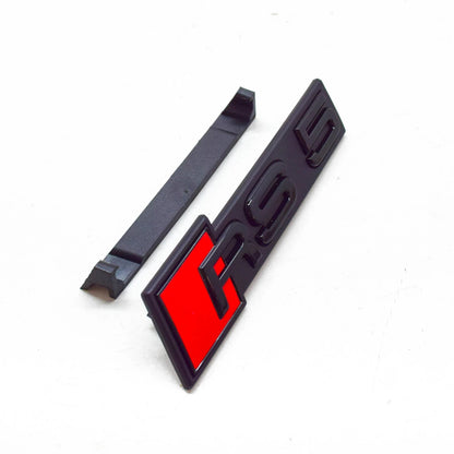 NEW AUDI RS5 8W6 FRONT RADIATOR GRILLE BADGE LOGO 8W6853736GT94 ORIGINAL