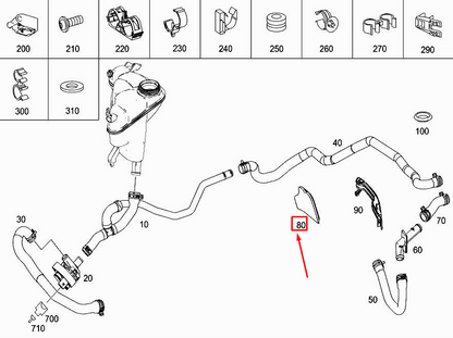 new mercedes-benz r w251 unit partition panel sealing a2515010292 original