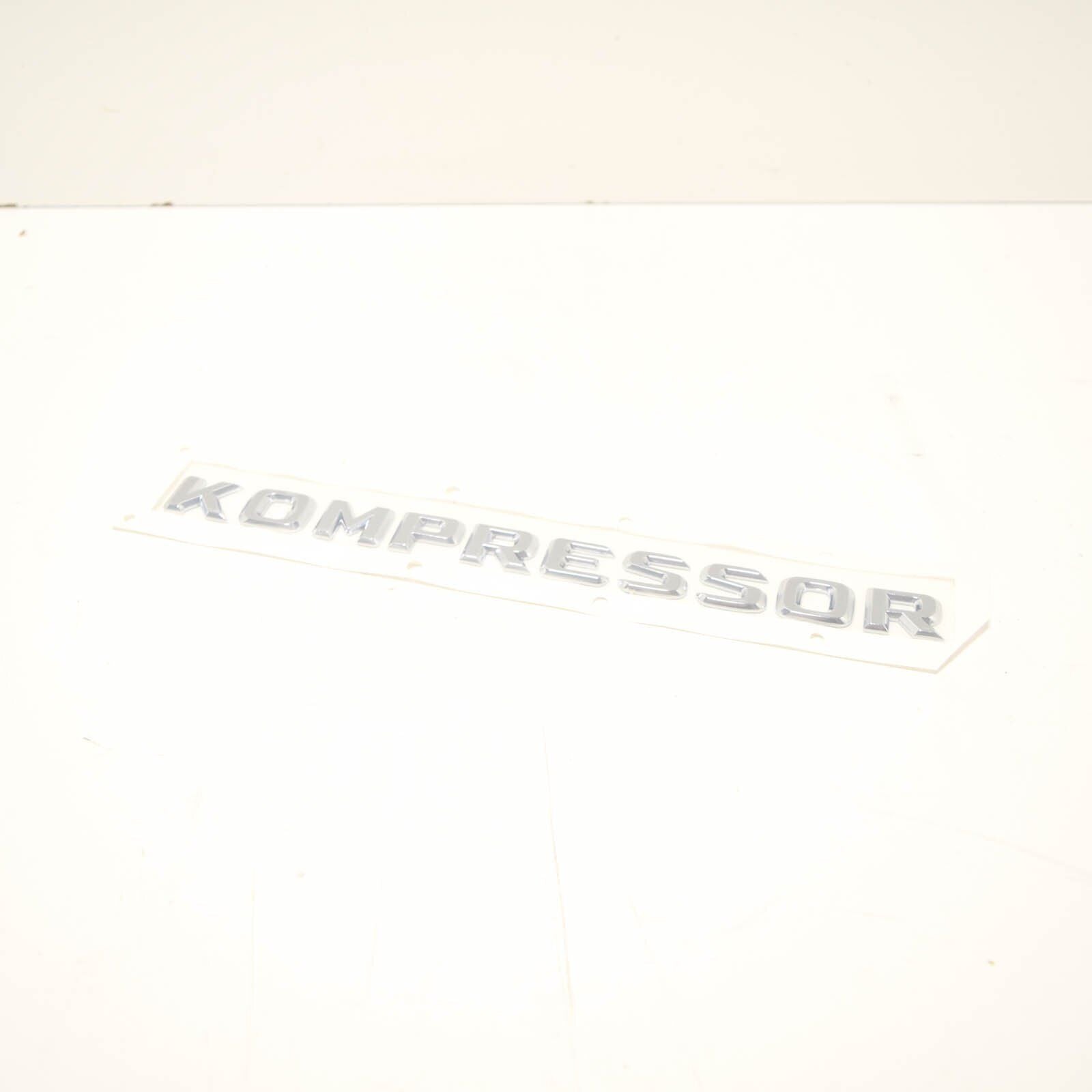 NEW MB SLK R170 TRUNK LID KOMPRESSOR CHROME BADGE A2038173015 ORIGINAL