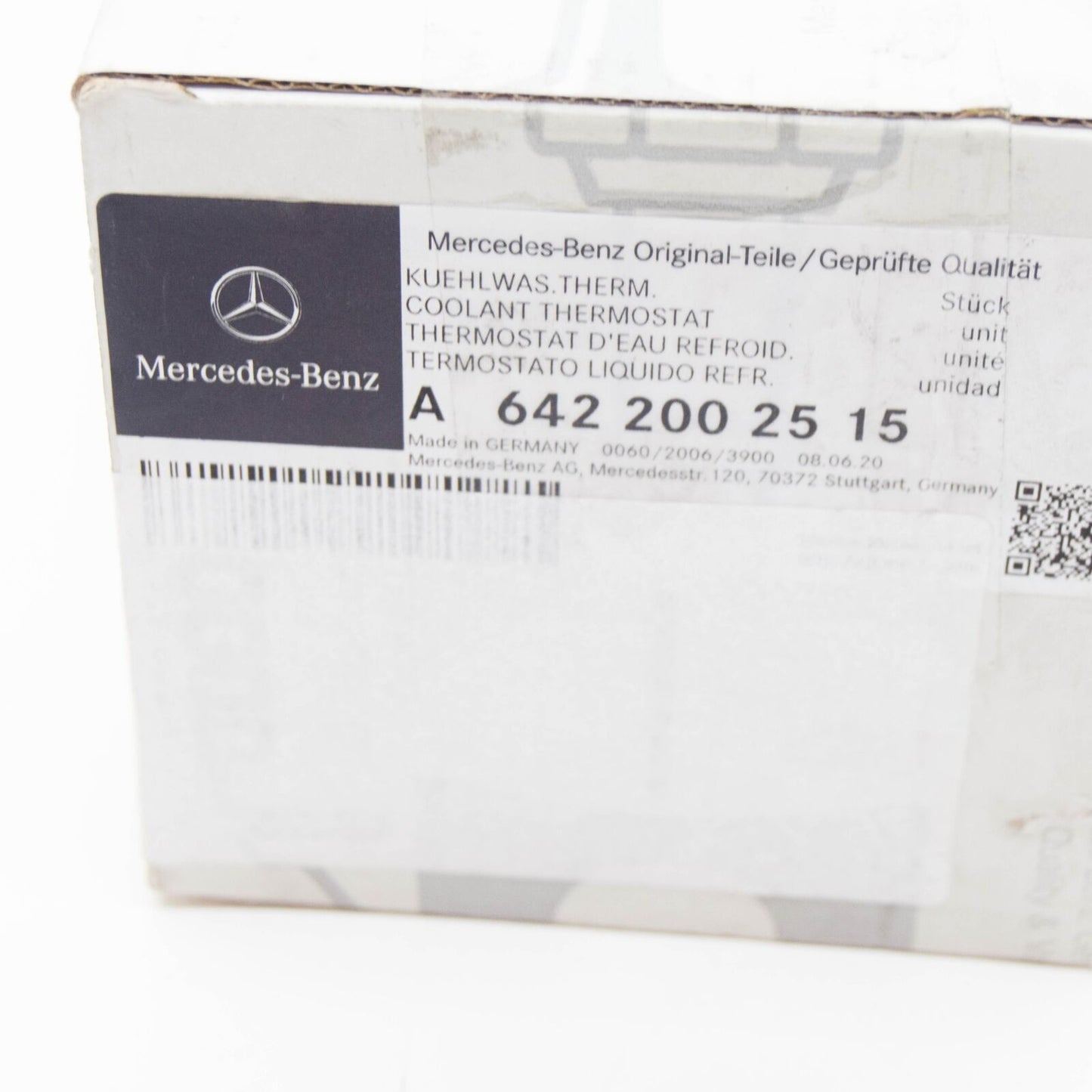 NEW MERCEDES-BENZ E W213 ENGINE COOLANT THERMOSTAT A6422002515 ORIGINAL