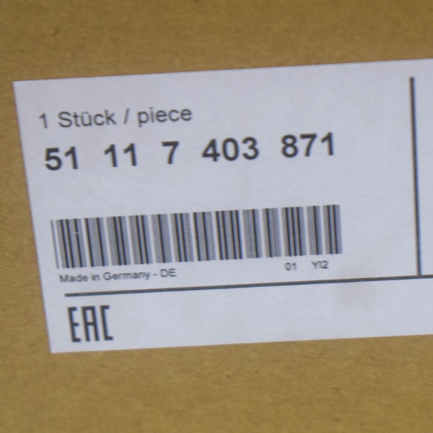 NEW BMW 2 F22 LEFT FOG LIGHT TRIM LUXURY 51117403871 7403871 2015 ORIGINAL