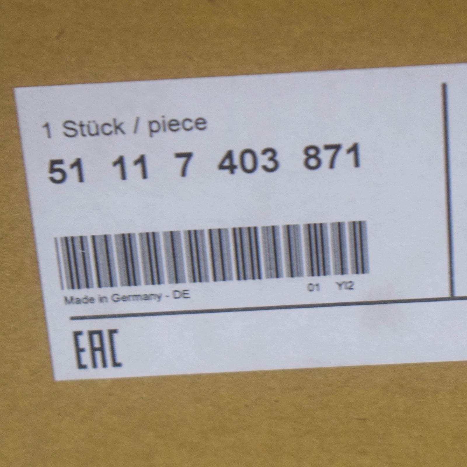 NEW BMW 2 F22 LEFT FOG LIGHT TRIM LUXURY 51117403871 7403871 2015 ORIGINAL