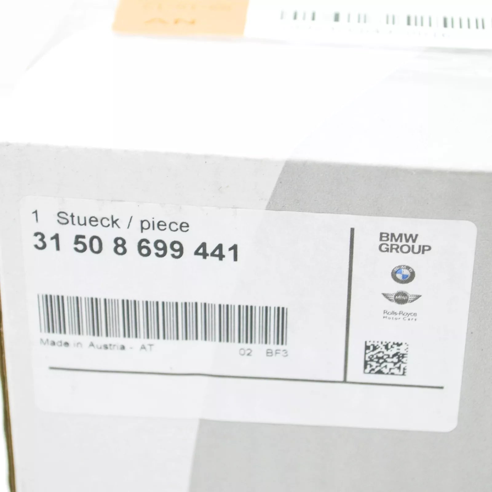 NEW BMW 5 G30 FRONT AXLE DIFFERENTIAL SUPPORT BRACKET 31508699441 ORIGINAL