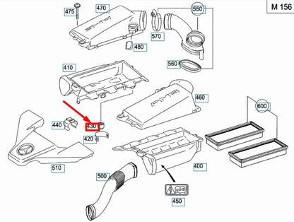 NEW MERCEDES-BENZ GLS X166 AIR CLEANER BODY INSULATOR A1560940085 ORIGINAL