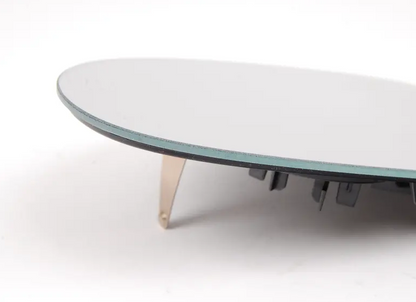 NEW VOLKSWAGEN GOLF 5K MK6 FRONT LEFT DOOR MIRROR GLASS 5M0857521D ORIGINAL