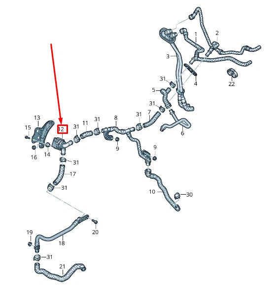 NEW AUDI A8 4N ENGINE ADDITIONAL WATER PUMP 4N0121601C ORIGINAL