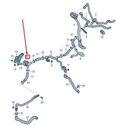NEW AUDI A8 4N ENGINE ADDITIONAL WATER PUMP 4N0121601C ORIGINAL