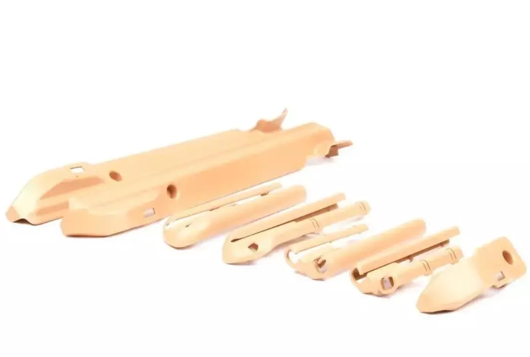 NEW BMW 5 E39 FRONT SEAT RAIL COVER KIT 52108217317 8217317 ORIGINAL